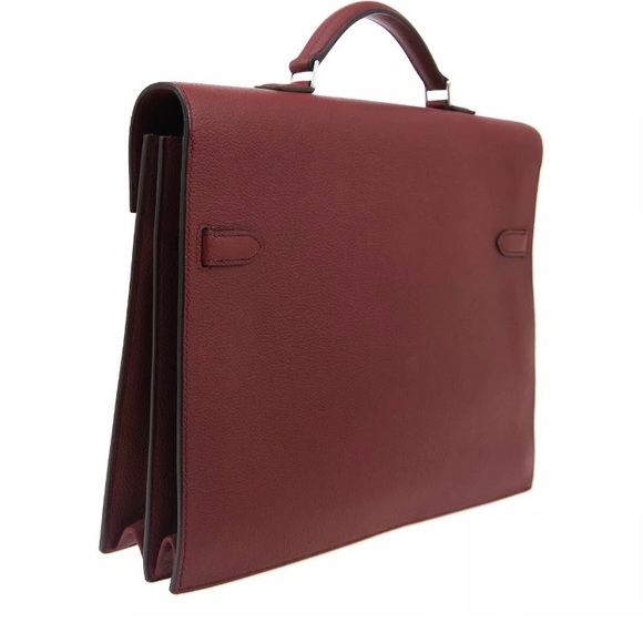 HERMES KELLY DEPECHE 34 Business Bag - Rouge - Picture 2 of 10